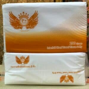 กระดาษเช็ดมือ ห่อสีส้ม