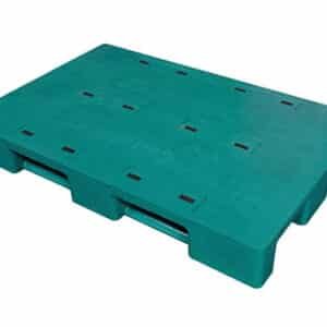 พาเลทรับน้ำหนักปานกลาง Medium pallets ขนาด 80X120X15cm.(รุ่นหน้าทึบมียางกันลื่น)