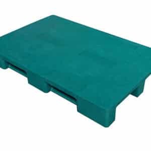 พาเลทรับน้ำหนักปานกลาง Medium pallets ขนาด 80X120X15cm.(รุ่นหน้าทึบไม่มียางกันลื่น/ขากลางพาเลทแคบ)