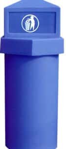 BIN504 ถังขยะ ขนาด 80 ลิตร ทรงกลมหัวเพชร