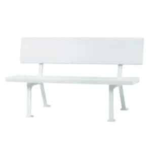 CH514 เก้าอี้พลาสติก ม้านั่งยาว มีพนักพิง