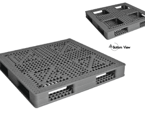 ST601 พาเลทรับน้ำหนักปานกลาง Medium pallets ขนาด 120X120X15cm.(รุ่นหน้าโปร่ง)