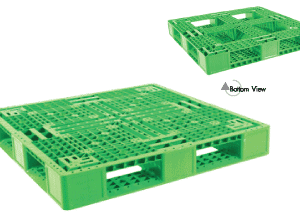 ST602 พาเลทรับน้ำหนักปานกลาง Medium pallets ขนาด 110X110X15cm.(รุ่นหน้าโปร่ง)