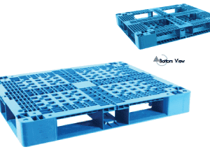 ST603 พาเลทรับน้ำหนักปานกลาง Medium pallets ขนาด 100X120X15cm.(รุ่นหน้าโปร่ง)
