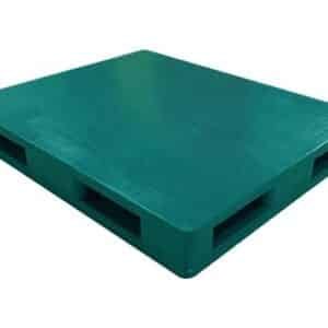 พาเลทรับน้ำหนักมาก Heavy pallets ขนาด 100X120X15cm.(รุ่นหน้าทึบสองหน้าไม่มียางกันลื่น)