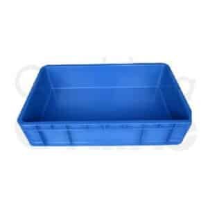 ลังพลาสติก ขนาด  EXT 380x600x190mm. ขนาด  INT 340x565x180mm.