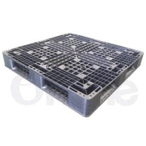 พาเลทพลาสติกมือสองหน้าโปร่ง 110x110x15 cm.