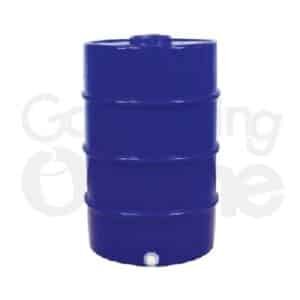 ถังน้ำบนดิน ทรงกระบอก ฝาเกลียว ลอนด้านข้าง 200 ลิตร