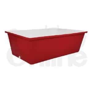 ถังลอน สี่เหลี่ยมเตี้ย ปากกว้าง ซ้อนกันได้ 600 ลิตร น้ำหนัก 22 Kg