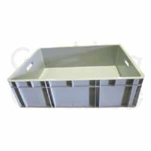 ลังพลาสติก ขนาด EXT 505x670x190mm. ขนาด INT 463x627x180mm.