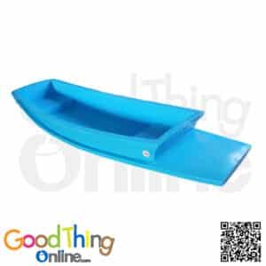 BT014 เรือ ทรงเรือแม่ค้าตลาดน้ำรุ่นใหม่ พื้นมีลาย (ภายในฉีดโฟม) บรรทุก 3-4 คน