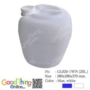GL020-1-WN แกลลอน 20 ลิตร ทรงเหลี่ยม